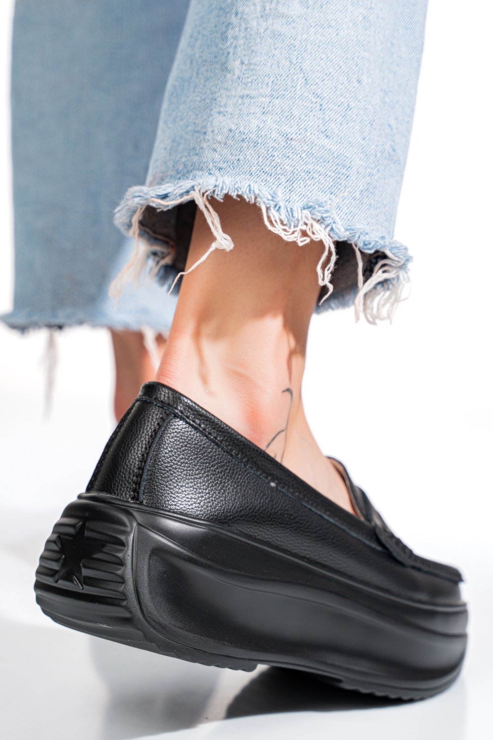 MOCASINI NEGRI PIELE NATURALA FSP002295