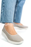 ESPADRILE GREY PIELE NATURALA FSP003-641