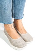 ESPADRILE GREY PIELE NATURALA FSP003-641