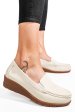 Mocasini bej piele naturala fsp002386