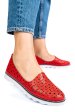 Espadrile rosii piele naturala 9pc72