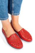 ESPADRILE ROSII PIELE NATURALA 9PC72