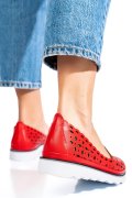 ESPADRILE ROSII PIELE NATURALA 9PC72