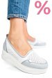 Pantofi albi piele naturala 2pc007