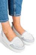 PANTOFI ALBI PIELE NATURALA 2PC007