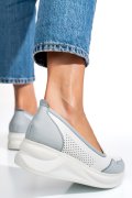 PANTOFI ALBI PIELE NATURALA 2PC007