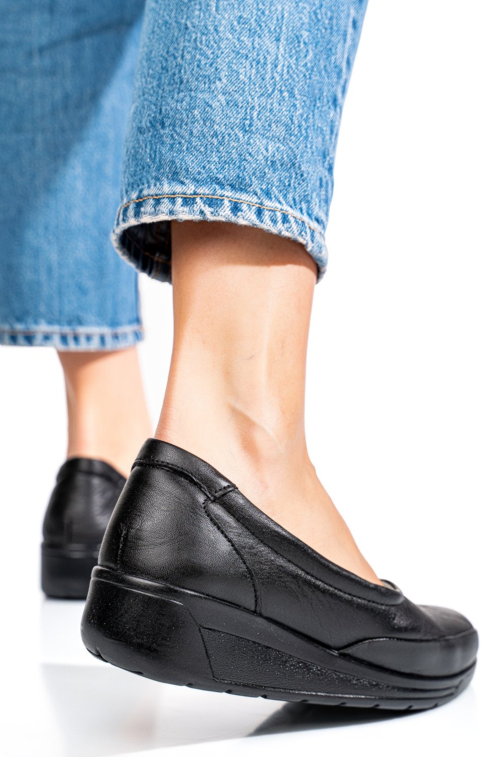 PANTOFI NEGRI PIELE NATURALA 0PC5MM