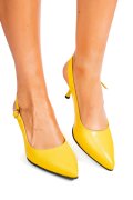 PANTOFI GALBENI PIELE NATURALA 1PC444B