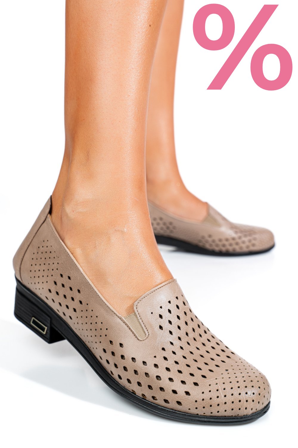 PANTOFI CREM PIELE NATURALA 2PC01MM