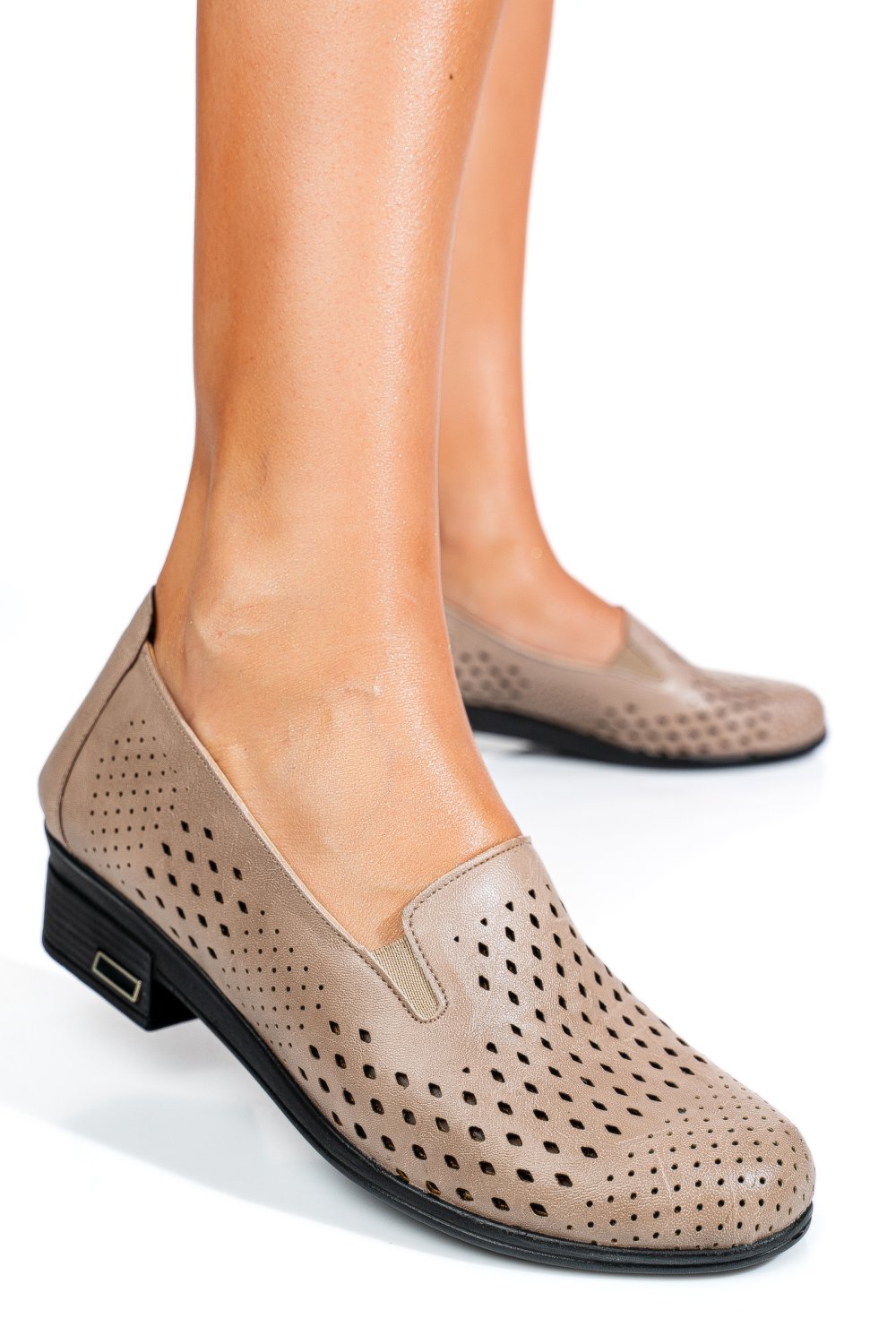 PANTOFI CREM PIELE NATURALA 2PC01MM