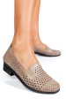 Pantofi crem piele naturala 2pc01mm