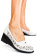 Pantofi albi piele naturala 0pc74