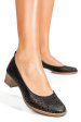 Pantofi negri piele naturala 4pc0000