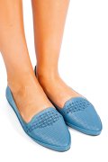 BALERINI ALBASTRI PIELE NATURALA 0PC5
