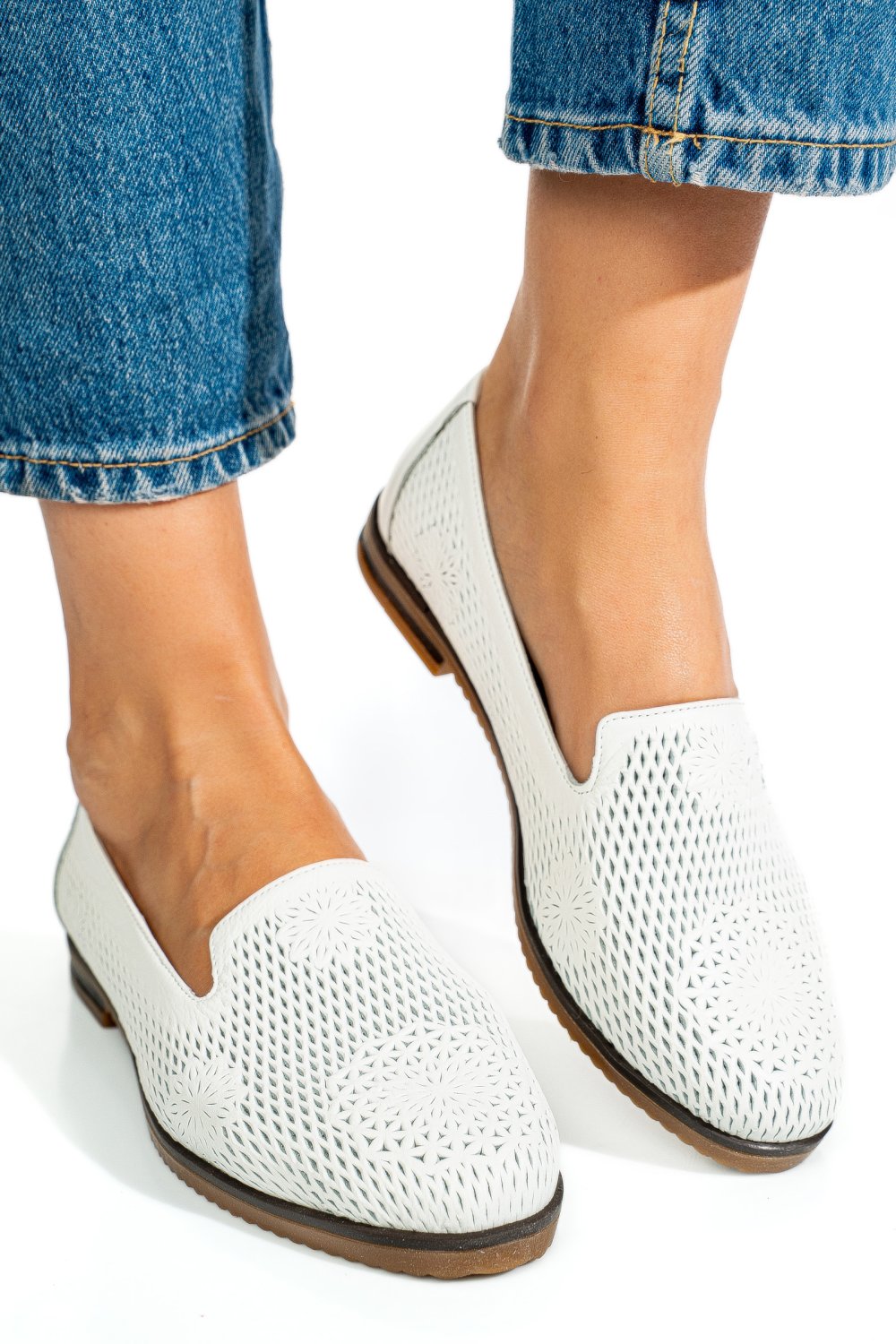 ESPADRILE ALBE PIELE NATURALA 3PC50