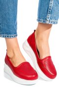 PANTOFI ROSII PIELE NATURALA 2PC007
