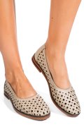 BALERINI TAUPE PIELE NATURALA 3PC26