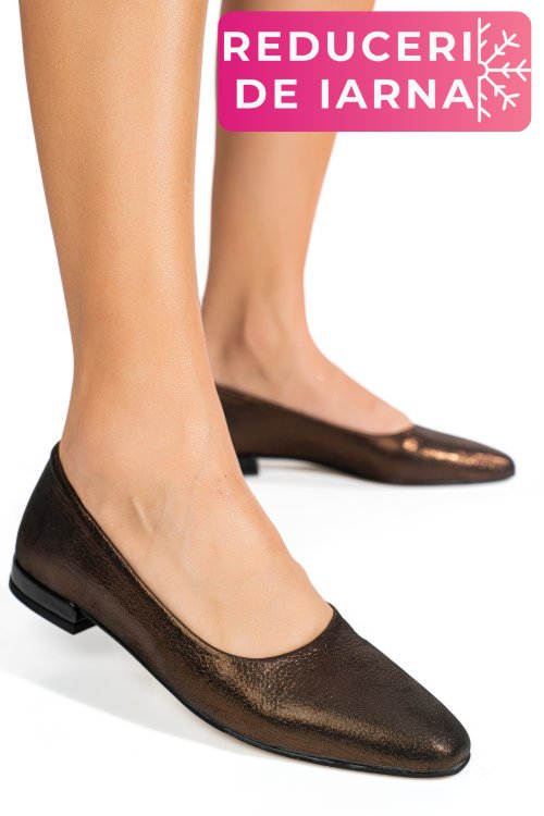 Balerini pewter piele naturala apckadia04