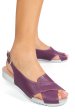 Sandale mov piele naturala 2pc13