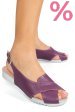 Sandale mov piele naturala 2pc13