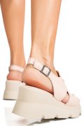 SANDALE ROZ PIELE NATURALA APCKD3000