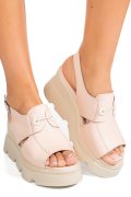 SANDALE ROZ PIELE NATURALA APCKD3000