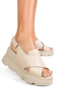 SANDALE BEJ PIELE NATURALA APCKD2000