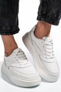 PANTOFI SPORT WHITE PIELE NATURALA ASPW2023-17
