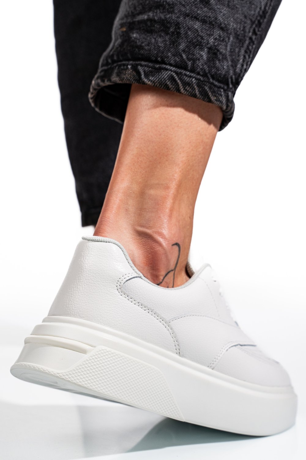 PANTOFI SPORT WHITE PIELE NATURALA ASPW2023-17