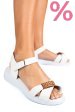 Sandale albe piele naturala 0pc12