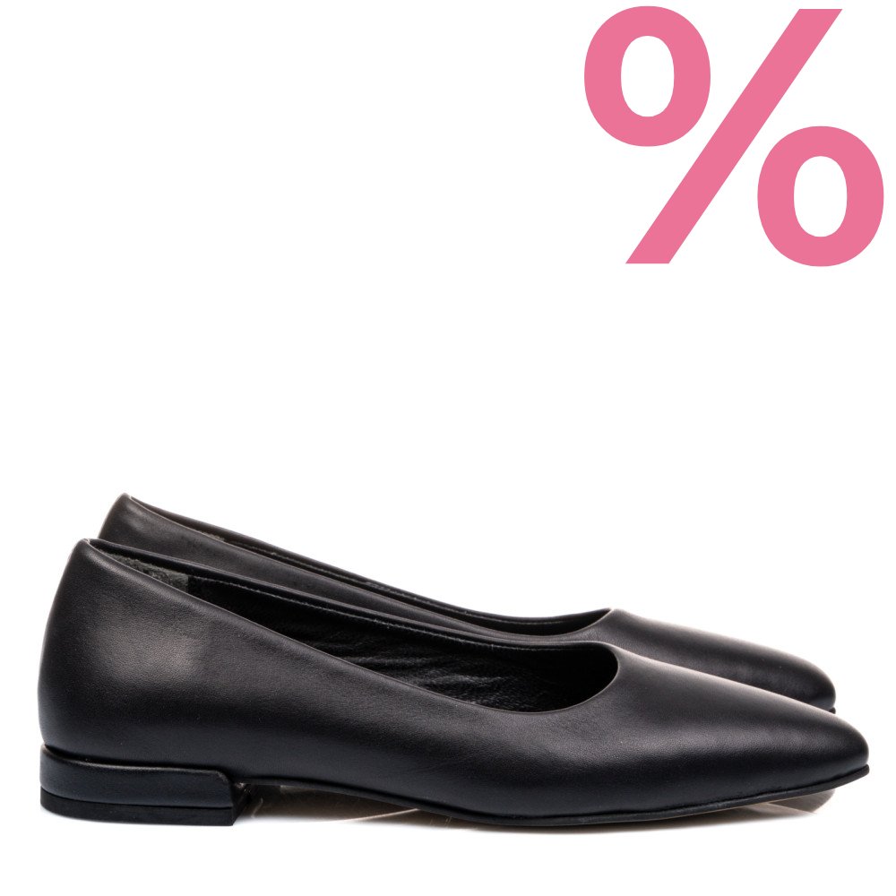 PANTOFI NEGRI PIELE NATURALA 0PC137