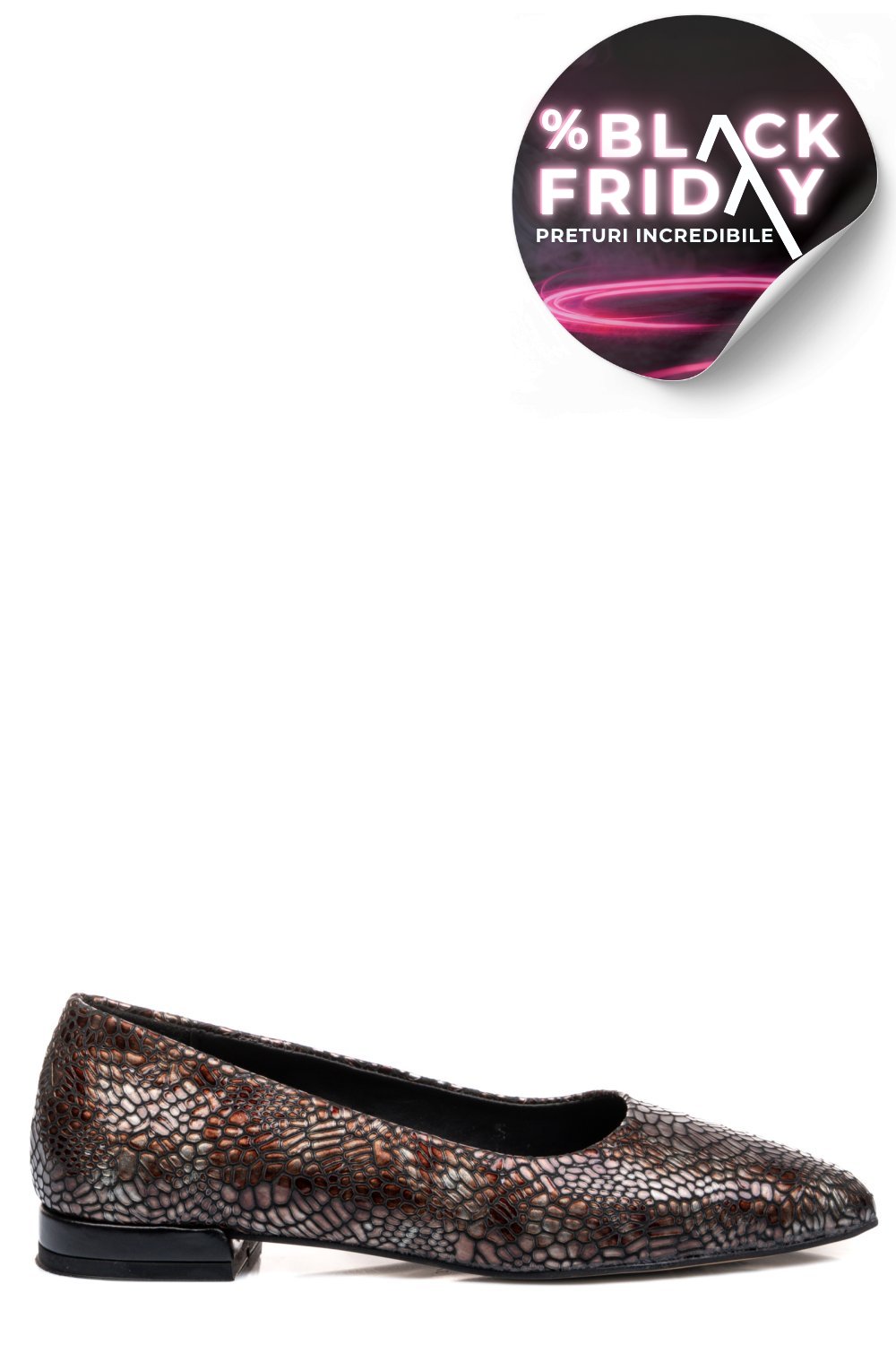 BALERINI NEGRI PIELE NATURALA 0PC237