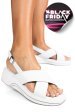 Sandale white piele naturala tsp6023
