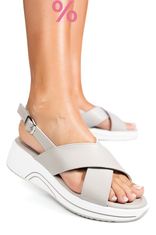 Sandale grey piele naturala tsp6023