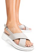 SANDALE GREY PIELE NATURALA TSP6023