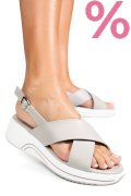 SANDALE GREY PIELE NATURALA TSP6023