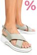 Sandale olive piele naturala tsp6023