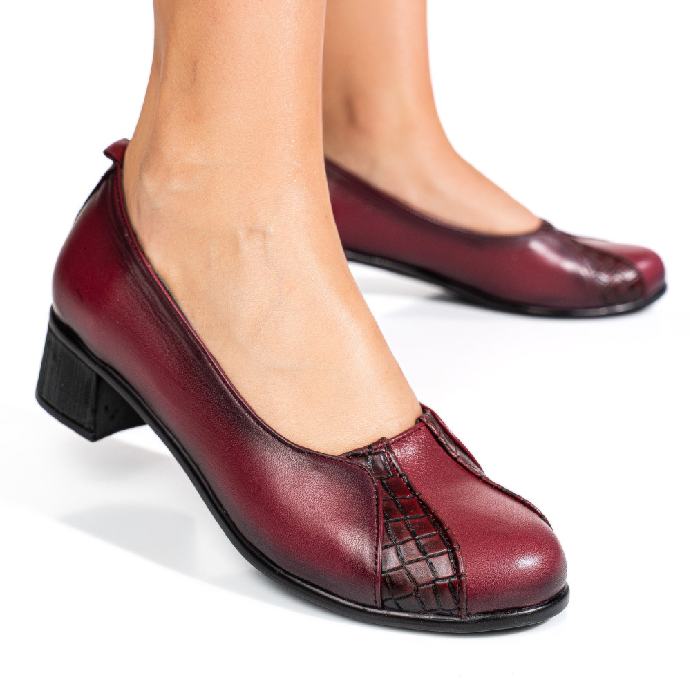 PANTOFI VISINII PIELE NATURALA 1PC002MM