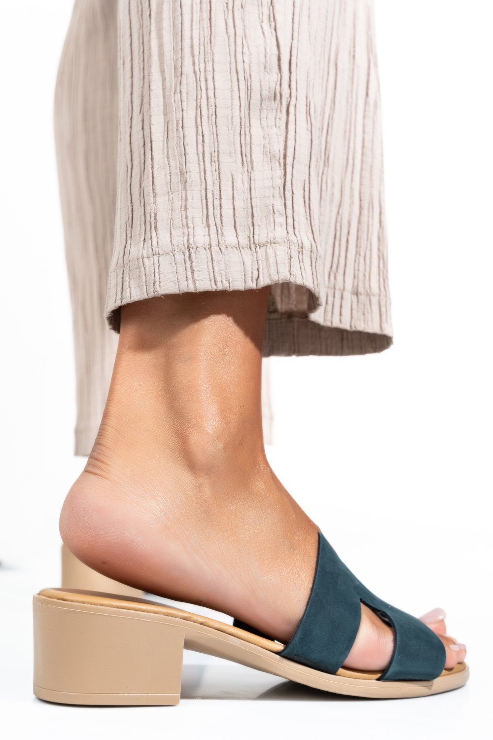 PAPUCI BLEUMARIN PIELE NATURALA NABUK HTACCO