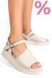 Sandale bej piele naturala 4s77671