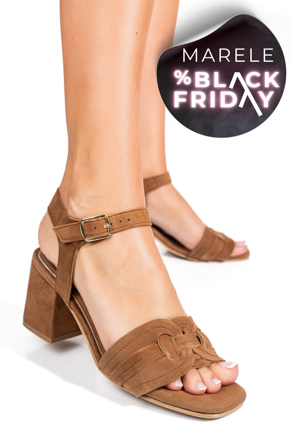 SANDALE MARO PIELE NATURALA INTOARSA ES77M8659