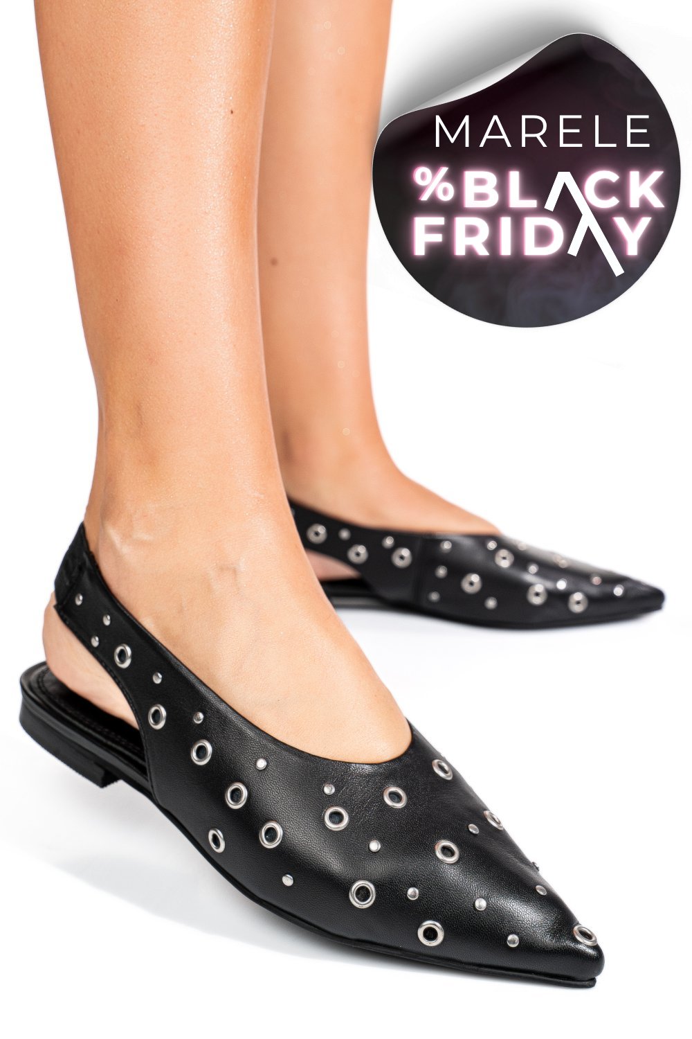 PANTOFI NEGRI PIELE NATURALA ES77M8869