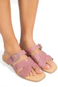 PAPUCI MOV GLITTER PIELE NATURALA SSPOLE