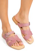PAPUCI MOV GLITTER PIELE NATURALA SSPOLE