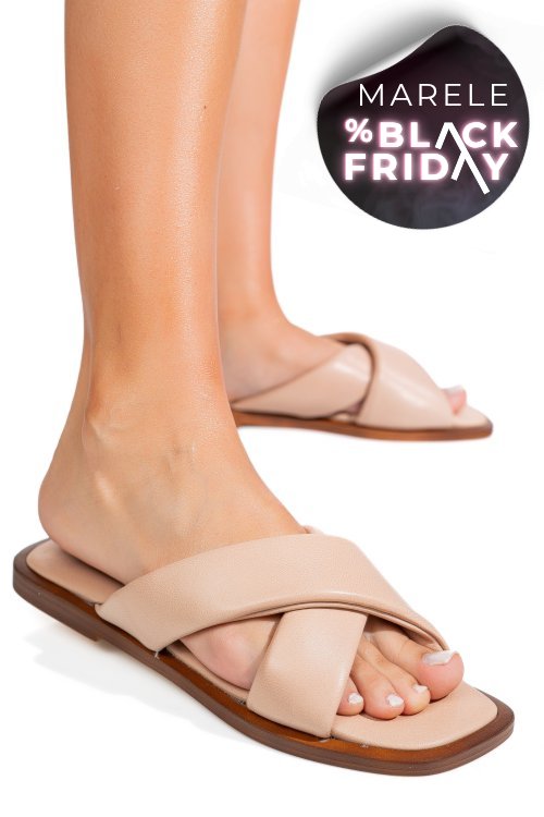 Papuci nude piele naturala sspchum