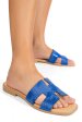Papuci bleumarin piele naturala hsp100tj