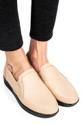 MOCASINI BEJ PIELE NATURALA 3PC01MM