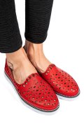 ESPADRILE ROSII PIELE NATURALA 9PC73