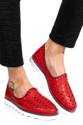 ESPADRILE ROSII PIELE NATURALA 9PC73