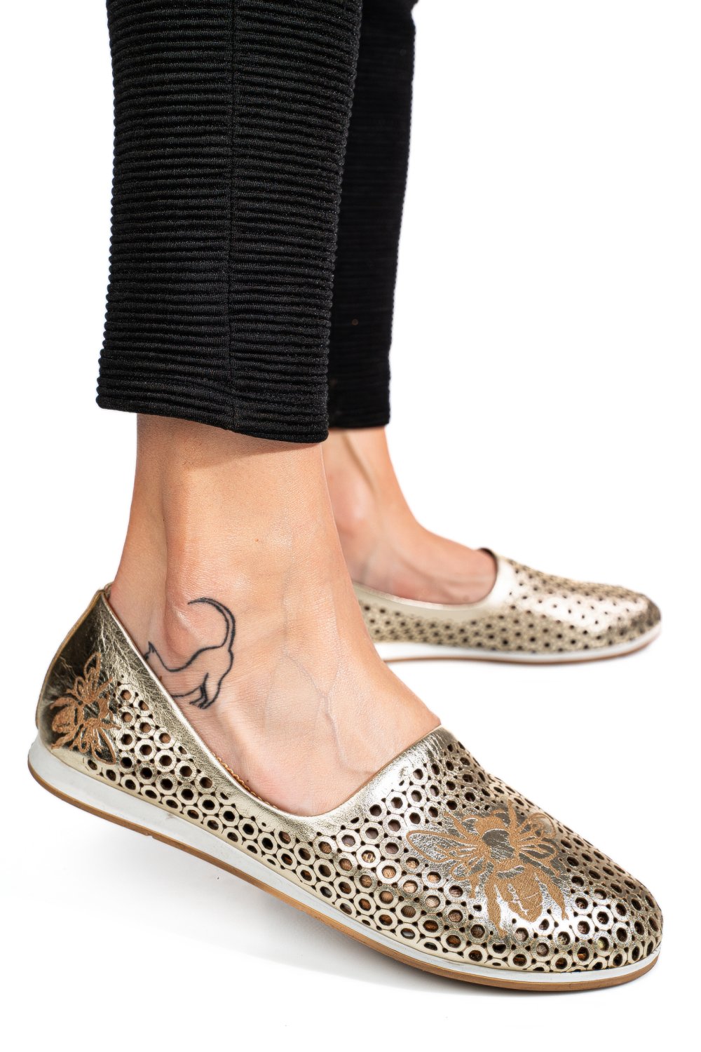 ESPADRILE AURII PIELE NATURALA 3PC03AKA